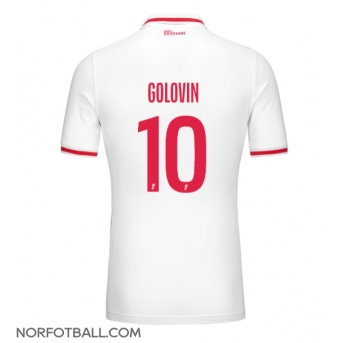 Billige Fotballdrakt AS Monaco Aleksandr Golovin #10 Replika Hjemmedrakt 2024-25 Kortermet